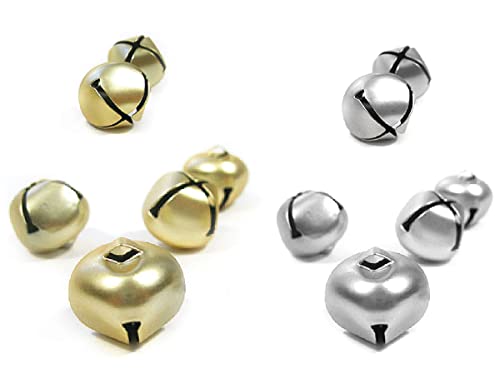 INNSPIRO Glöckchen Gold und Silber, 12 mm, 50 Stück von INNSPIRO