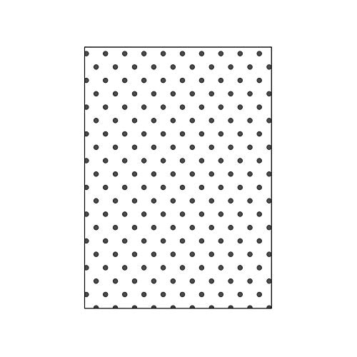 MISS KUTY Prägemappe, 2D-PUSH, gepunktet, 12,7 x 17,8 cm, Prägemappen, Prägeschablonen aus Kunststoff, zum Erstellen von Texturen auf Papier, Karton. MISS KUTY Prägemappe, 2D-PUSH, gepunktet, 12,7 x 17,8 cm, Prägemappen, Prägeschablonen aus Kunststoff, zum Erstellen von Texturen auf Papier, Karton. von MISS KUTY