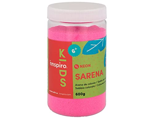 INNSPIRO Neon Rosa Sand 600 g für Dekoration und Handwerk von INNSPIRO