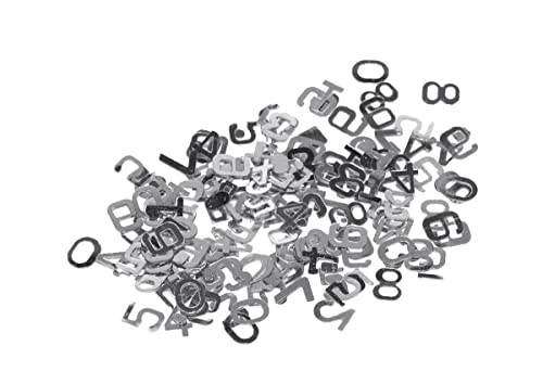 INNSPIRO Pailletten, Zahlen 0-9, Silber, 6 mm, 28 g. INNSPIRO Pailletten, Zahlen 0-9, Silber, 6 mm, 28 g. von INNSPIRO
