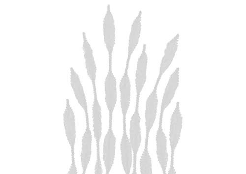 INNSPIRO Pfeifenreiniger, Chenille-Formen, weiß, 13 mm x 30 cm, 25 Stück von INNSPIRO