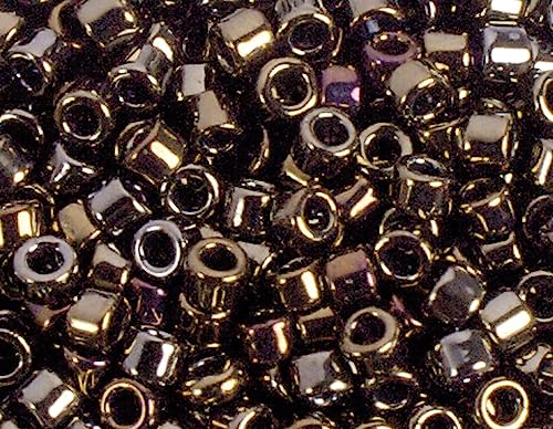 Japanische Perlen Zylinder Schatz Metall Bronze 1,8mm.11/0 100g von INNSPIRO