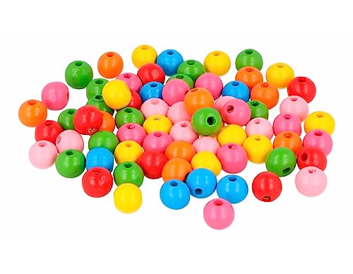 Kugel aus Holz, mehrfarbig, Durchmesser 10 mm. 1000 Stück. Durchmesser 2,5 mm. Kugel aus Holz, mehrfarbig, Durchmesser 10 mm. 1000 Stück. Durchmesser 2,5 mm. von INNSPIRO