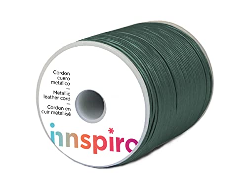 Lederschnur aus Metall, Blaugrün, 1,0 mm, 100 m. Lederschnur aus Metall, Blaugrün, 1,0 mm, 100 m. von INNSPIRO
