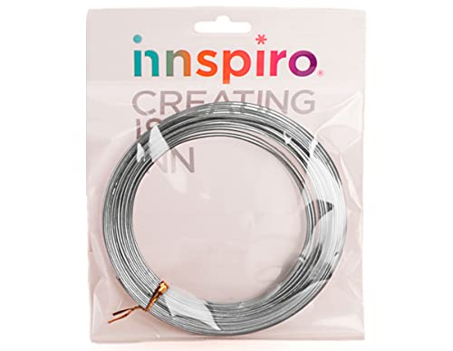 INNSPIRO Magisches Aluminium, flach, silberfarben, 3,5 x 1,0 mm, 5 m. INNSPIRO Magisches Aluminium, flach, silberfarben, 3,5 x 1,0 mm, 5 m. von INNSPIRO