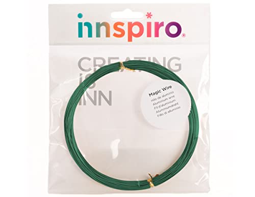 Maxisches Aluminiumgarn, dunkelgrün, 2,0 mm. 5 m. von INNSPIRO