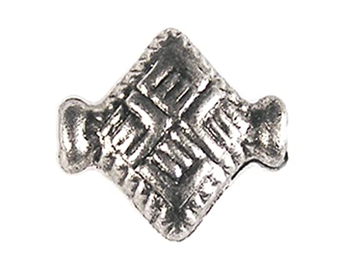 Metallperle aus Aluminium, quadratisch, versilbert, 14 x 11 mm, 200u. Metallperle aus Aluminium, quadratisch, versilbert, 14 x 11 mm, 200u. von INNSPIRO