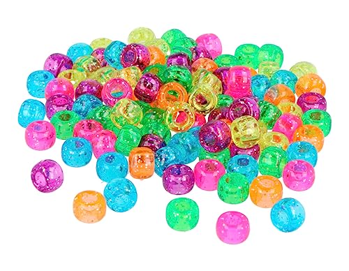 Perlen aus Kunststoff, Johannisbeere, mehrfarbig, Durchmesser: 9 mm, 400 U, Durchmesser: ca. 4 mm von INNSPIRO