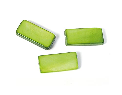 Perlenmuschel, Rechteck, glänzend, grün, 16 x 7 mm, 250 g, 313u, ca. Perlenmuschel, Rechteck, glänzend, grün, 16 x 7 mm, 250 g, 313u, ca. von INNSPIRO