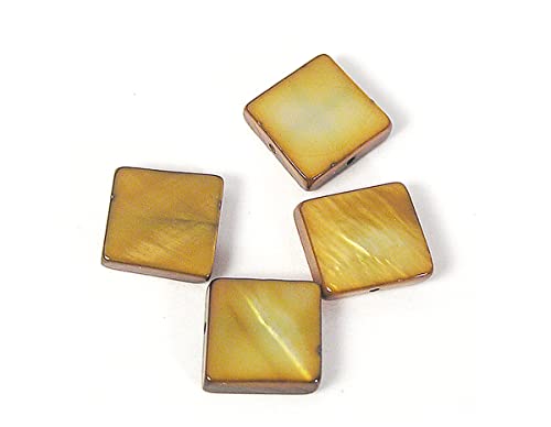 Perlenmuschel, quadratisch, glänzend, 8 x 8 mm, 250 g, 348 u, ca. von INNSPIRO