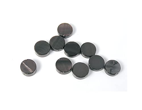 Perlmutt-Muschel, Scheibe, Schwarz, Durchmesser 8 mm, 250 g, 750u, ca. von INNSPIRO