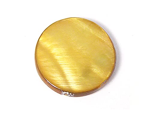 Perlmutt-Muschel, glänzend, gold, Durchmesser 8 mm, 250 g, 750u, ca. von INNSPIRO