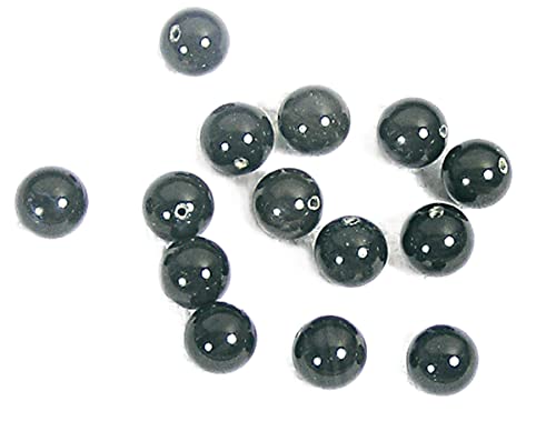 Perlmutt-Muschel, glänzend, schwarz, Durchmesser 7 mm, 250 g, 482u, ca. von INNSPIRO