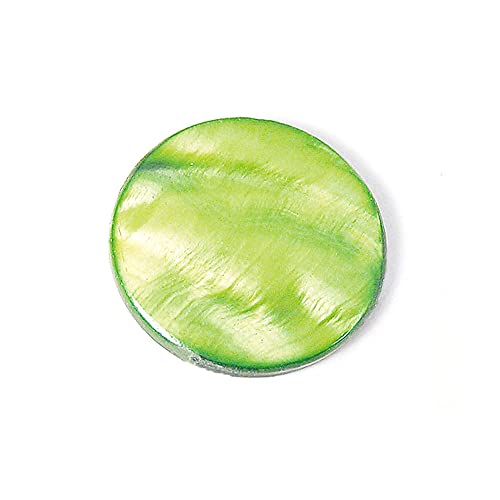 Perlmutt-Muschel-Scheibenmuschel, Grün, Durchmesser: 20 mm, 250 g, 100 u, ca. Perlmutt-Muschel-Scheibenmuschel, Grün, Durchmesser: 20 mm, 250 g, 100 u, ca. von INNSPIRO