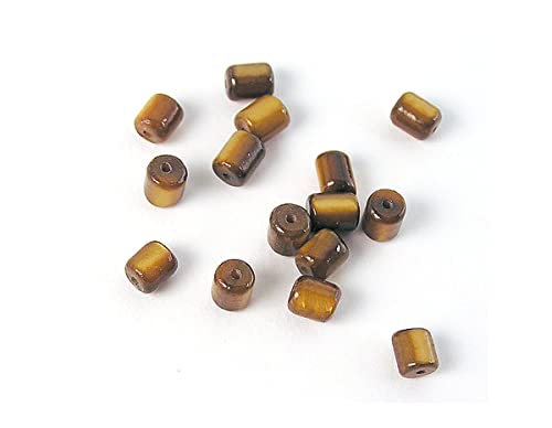 Perlmutt-Muschel-Zylinder, glänzend, gold, 2,8 x 4,4 mm, 250 g, 2526u, ca. von INNSPIRO