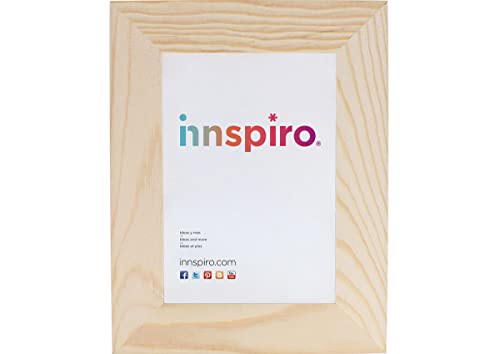 INNSPIRO Rahmen aus massivem Kiefernholz mit Rückseite 3,5 cm. Rahmen 10 x 15 cm. von INNSPIRO