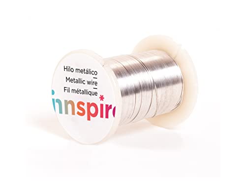 Silberfarbener Kupferdraht 0,45 mm. 18 m. von INNSPIRO