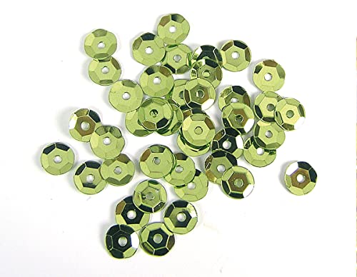 Silberne hellgrüne Pailletten, 7 mm, 500 g, 37500 U, ca. Silberne hellgrüne Pailletten, 7 mm, 500 g, 37500 U, ca. von INNSPIRO