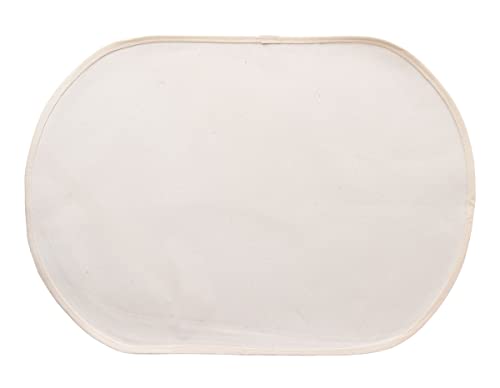 INNSPIRO Tischset, oval, Baumwolle, Ecru 46 x 30 cm von INNSPIRO