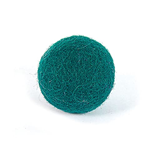 Wollfilz bläulich grüne Kugel Durchmesser 15 mm. 50u. von INNSPIRO