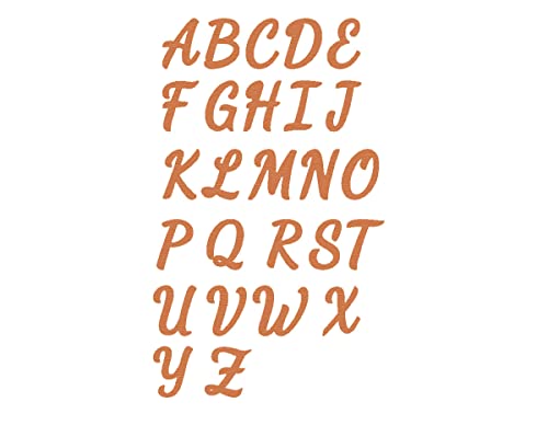 ZAG Alphabet, klassisch, kursiv, Großbuchstaben 26u. von INNSPIRO