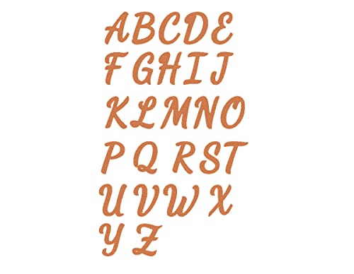 ZAG Alphabet, klassisch, kursiv, Großbuchstaben 26u. von MISS KUTY