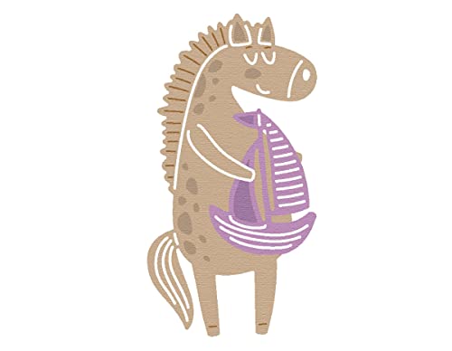 ZAG Feine Stanzform für Kinder, Pferd mit 2u-Boot. ZAG Feine Stanzform für Kinder, Pferd mit 2u-Boot. von MISS KUTY