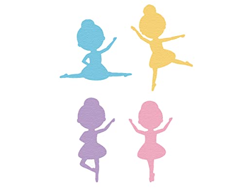 MISS KUTY ZAG Feine Stanzform für Kinder, Ballerinas, 4u, zum Schneiden von Papier, Karton, EVA-Schaum und Aluminiumfolie für Kartenherstellung, Scrapbooking und Basteln MISS KUTY ZAG Feine Stanzform für Kinder, Ballerinas, 4u, zum Schneiden von Papier, Karton, EVA-Schaum und Aluminiumfolie für Kartenherstellung, Scrapbooking und Basteln von MISS KUTY
