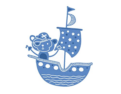 ZAG Kinder-Stanzschablone, fein, Piraten-Affe mit Boot ZAG Kinder-Stanzschablone, fein, Piraten-Affe mit Boot von MISS KUTY