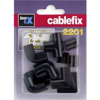 Inofix - cablefix 3210schwarz Kabelkanal Stoß-Stellenverbindung 10 St. Schwarz von INOFIX