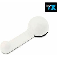 Inofix - Weißer selbstklebender rotierender Haltestopp Blister von INOFIX