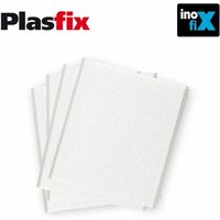 Pack 4 weiße synthetische Klebefilze 100x85mm Plasfix Inofix von INOFIX
