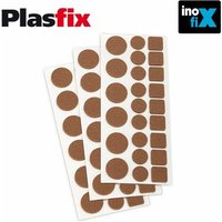 Inofix - Packung mit 3 synthetischen mehrfigurigen Klebefilzen Plasfix von INOFIX