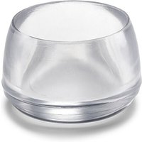 Runde äußere Endkappe, transparent, Ø16mm (Blister 8 Stück) Inofix 66789 von INOFIX