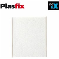 Pack 1 weißer synthetischer Klebefilz 100x85mm Plasfix Inofix von INOFIX