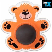 Inofix - selbstklebender Wandstopper mit Bärenmotiv in Orange von INOFIX
