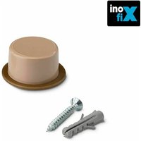 Inofix - Türanschlag mit Schraube beige (Blister 2 Einheiten) edm 66661 von INOFIX