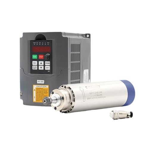 1,5 KW ER11 luftgekühlter Spindelmotor 220 V/110 V 65 mm Durchmesser 4 Kugellagerspindel(110V) von INOJIKGV