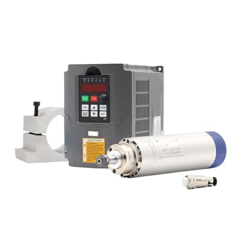 1,5 KW ER11 luftgekühlter Spindelmotor 220 V/380 V 4 Lager 1,5 kw HY-Wechselrichter und 65 mm Aluminiumhalterung(380v) von INOJIKGV