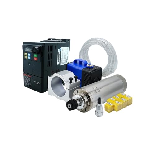 1,5 kW 220 V wassergekühlte Spindel + 1,5 kW HS320 Wechselrichter + 80 mm Klemme + Wasserpumpe/5 m Rohr + 7 Stück ER11 1,5 kW 220 V wassergekühlte Spindel + 1,5 kW HS320 Wechselrichter + 80 mm Klemme + Wasserpumpe/5 m Rohr + 7 Stück ER11 von INOJIKGV
