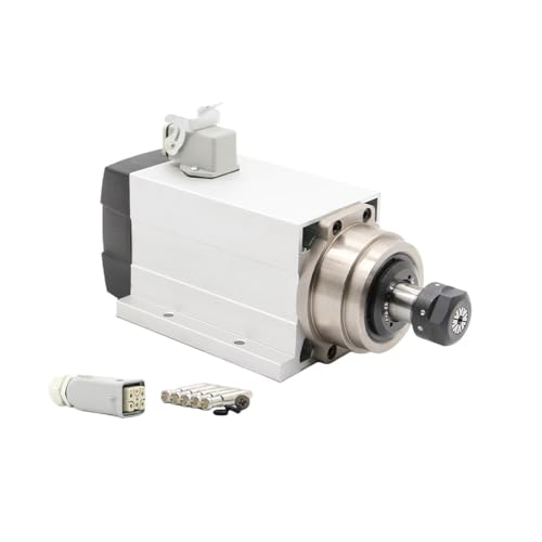 1,5 kW ER20 luftgekühlter Spindelmotor mit Flansch, 4 Lager, quadratisch, 0,01 mm Genauigkeit(220v) von INOJIKGV