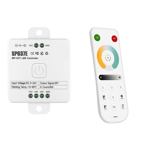 1-4 Ultradünne Touch-SPI-PWM-LED-Fernbedienung, geeignet for SP63*E-Controller-Pixel-LED-Streifen 3 V(SPI CCT SP637E) von INOJIKGV