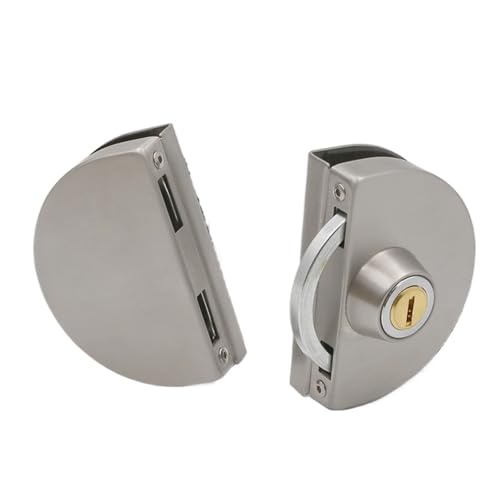 1 Satz doppeltes offenes Glastürschloss Push- und Pull-Sicherheitsschloss Home Hardware(Double key) von INOJIKGV