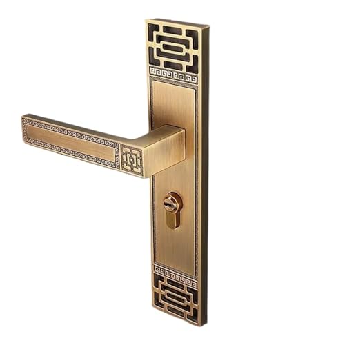 1 Satz geräuschloses Türschloss aus Aluminiumlegierung for den Innenbereich, Schloss mit Massivholzgriff und Schlüssel 1 Satz geräuschloses Türschloss aus Aluminiumlegierung for den Innenbereich, Schloss mit Massivholzgriff und Schlüssel von INOJIKGV