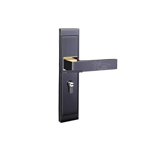 1 Set Aluminium Legierung Innen Türschloss Schlafzimmer Holz Tür Griff Schloss Mit Schlüssel(100 * 100 * 18mm) von INOJIKGV