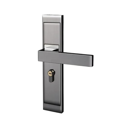 1 Set Aluminium Legierung Innen Türschloss Schlafzimmer Holz Tür Griff Schloss Mit Schlüssel(E) von INOJIKGV