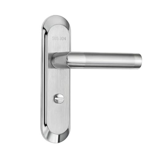 1 Set Edelstahl Türschloss Einzel Zunge Griff Schloss Keyless Tür Griff(1.5MM_110MM 125MM) von INOJIKGV