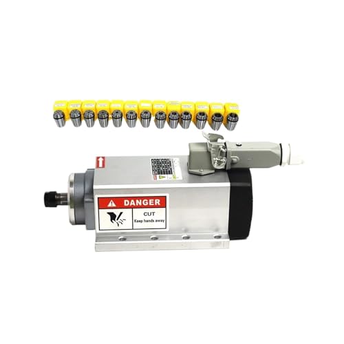 2,2 kW luftgekühlte Spindel, 2200 W, 220 V CNC-Motor + 13 ER20-Spannfutter (1–13 mm)(220V,Aviation plug) von INOJIKGV