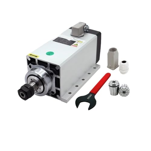 3,5 kW Spindelmotor 220 V ER20 400 Hz 24000 U/min + ER20A-Schraubenschlüssel + 2 Stück ER20-Bohrfutter 1/2 Zoll 10 mm von INOJIKGV