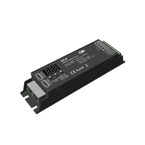 5-Kanal-DMX-Decoder mit RDM-Digitalanzeige, DMX512-Dimmtreiber PWM RCT LED-Controller von INOJIKGV